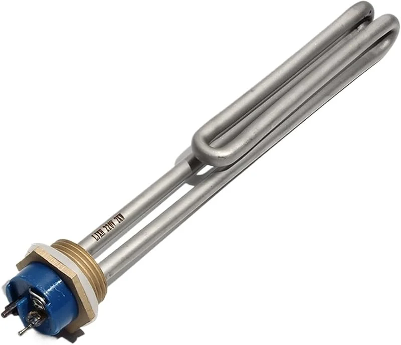 1 elemento calentador de agua eléctrico de tornillo plegable con rosca NPT de 2, 5 cm, 1 KW, 2KW, 3KW, 4KW, 6KW 201 de acero inoxidable (oro, 220 V, 1 KW180L DN25 201SS) — Aquecimento