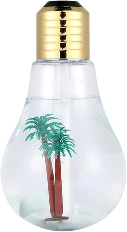 Humidificador de aire para dormitorio 400ml portátil con 7 luces
