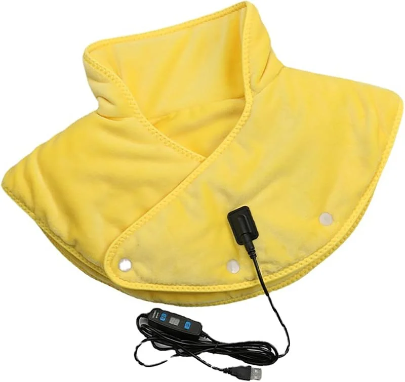 Almohadilla térmica para cuello y hombro con tres opciones de temperatura para aliviar la tensión para cuello y hombros, almohadilla térmica eléctrica — Aquecimento