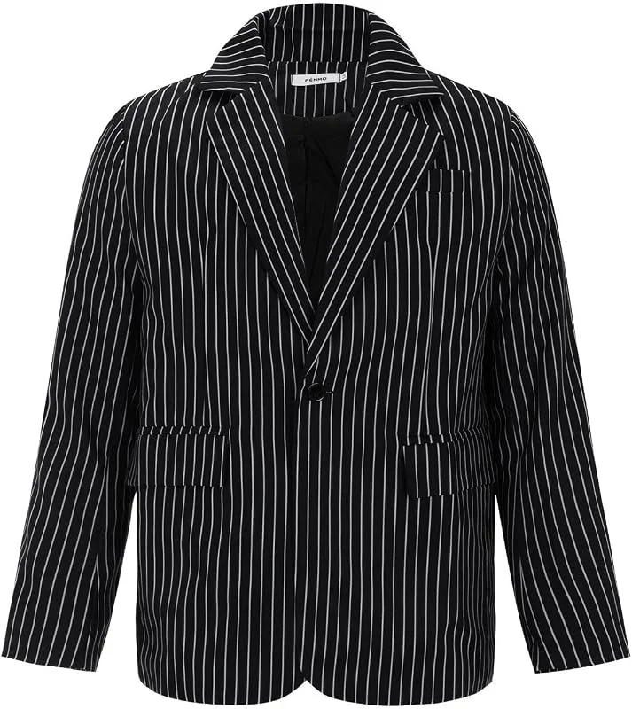 Abrigo de lana de invierno para hombre y hombre, corte estrecho, chaqueta elástica, calefactable, informal, de punto, para hombre, chaqueta de traje, dos botones, abrigo ligero sin forro — Roupa aquecida