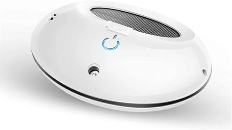 Purificador de ar de carro multifuncional purificador solar negativo máquina de carro humidificador (cor: branco)