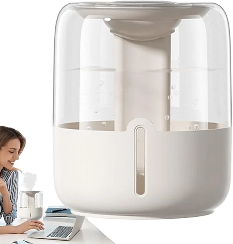 Humidificadores para Bedroom, Cool Mist Humidificar, Top Fill Humedecer, 6, 8 l Humedecer, fácil de limpar humidificar, humidificador de carregamento USB, ar humedecer para enfermeiros, planta