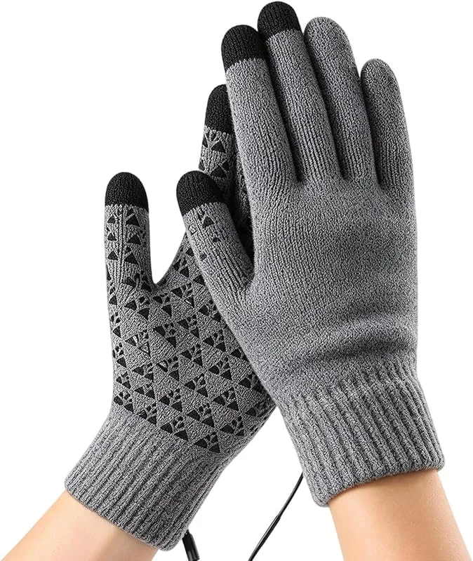 Guantes Calefactables USB Cómodos Cortavientos Térmicos Táctiles para — Cozinha e lar
