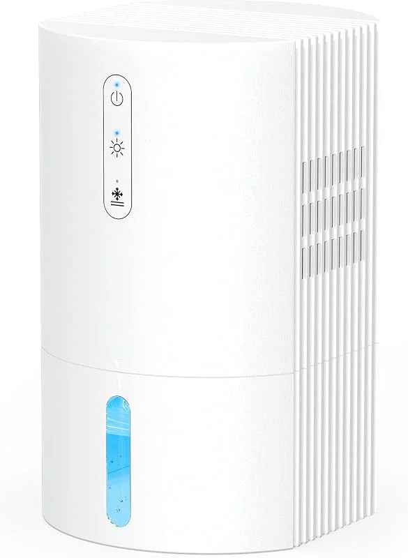 Deshumidificadores domésticos, desumidificadores de 35 onças para casa de banho com desligamento automático, descongelação automática, desumidificador silencioso para quarto, escritório, caravana