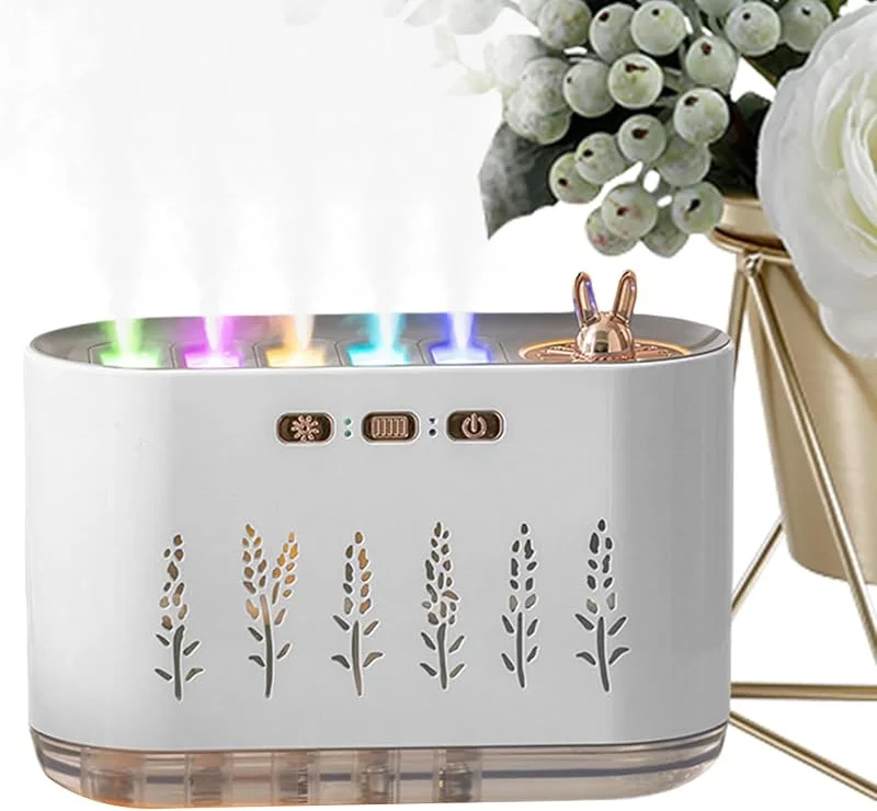 Humidificadores para Dormitorio, Humidificador de Habitación Dormitorio - Difusor de Aceite de Aromaterapia RGB Cambio de Color para Habitación Infantil Coche Aire